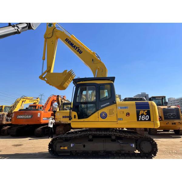 PC160LC-7 Использованный экскаватор Komatsu Чистое Использованное оборудование