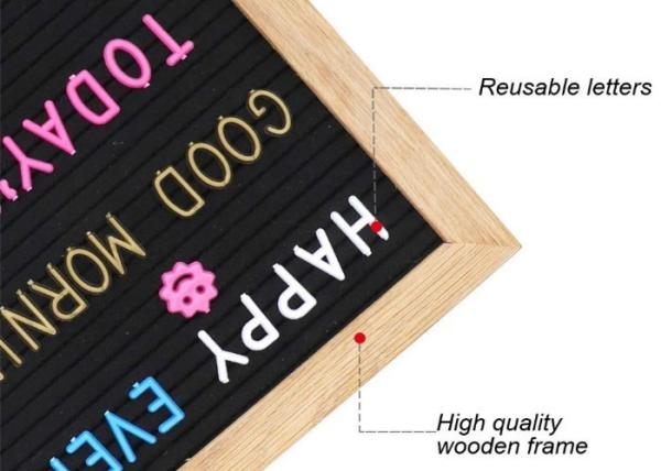 12 X 16 Diy Felt Letter Board , Custom Letter Board For Tabletop Display