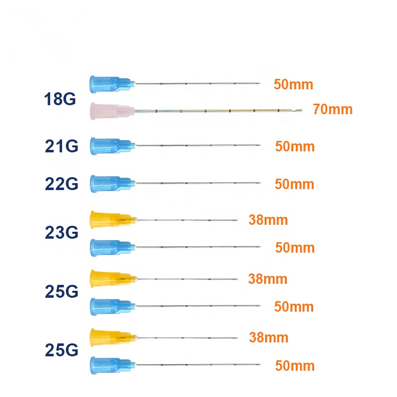 Игла Microcannula подсказки точного гибкого тупого заполнителя Cannula подсказки тупая для заполнителей
