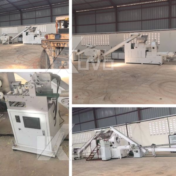 1000-2000kg/H High Speed Fully Automatic Soap Making Machine For Laundry Soap Toilet Soap