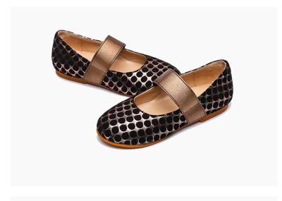 Rubber Outsole Deer Velvet Leather Baby Walking Shoes