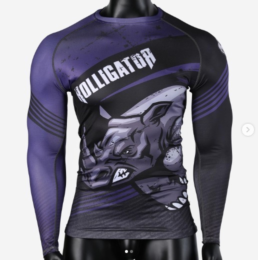 Lightweight And Durable Unisex Sublimated Custom Print NO Gi Compression Wear For Martial Arts
