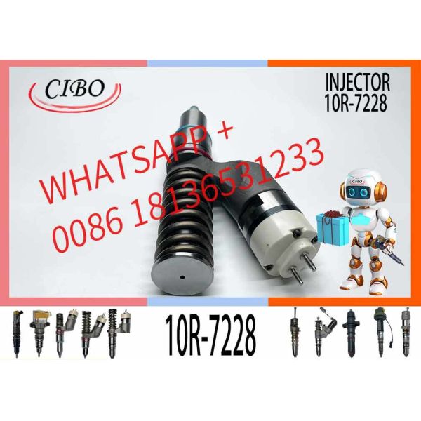 1PCS Fuel injector 10R-7228 For C15 C16 C18 C22 C27 C32 Engine 3406E Truck Engine 637E 631E 990 Wheel Tractor