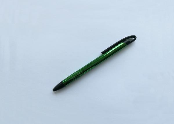 Popular clips Brushed Metal Promotion Pen with Laser Logo (M114)