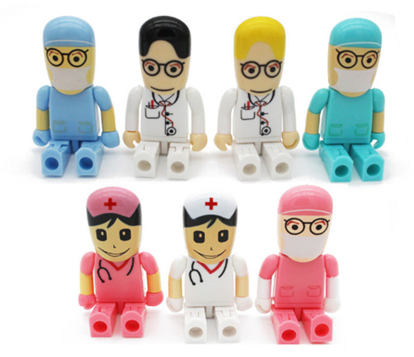 Мини мультфильм медсестры доктора приводов 64гб УСБ характера подарка пендриве