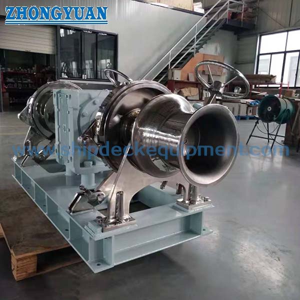 Φ64mm Electric Hydraulic Windlass Mooring Winch Single Gypsy Single Drum