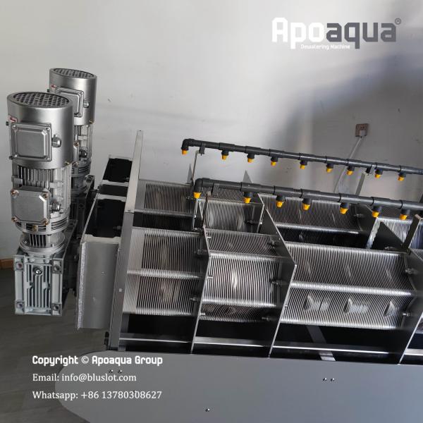 Hospital Sludge Multi Disc Screw Press by Apoaqua