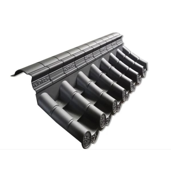 Vente en gros de carreaux de toiture en plastique de style japonais Panneaux de toiture pour la décoration murale de clôtures de jardin