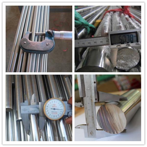 Polished Surface 304 Stainless Steel Bar Stock , 201 316 Stainless Steel Round Bar