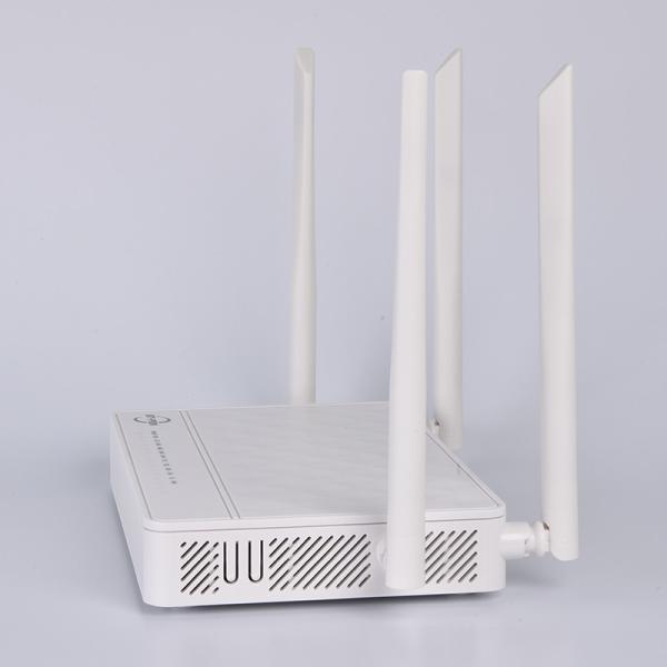 Маршрутизатор локальных сетей диапазона 1POTS 4GE GPON ONU 2VOIP 2.4G 5.8G двойной