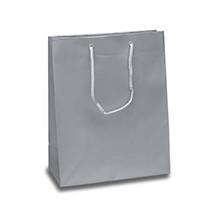 Nylon Handle Small Paper Bags For Jewellery With Reinforced Metal Eyelets