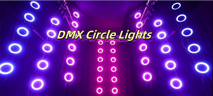 Stage Lighting 700mm Artnet DMX RGB RGBW LED Video Programmable Pixel Ring Light