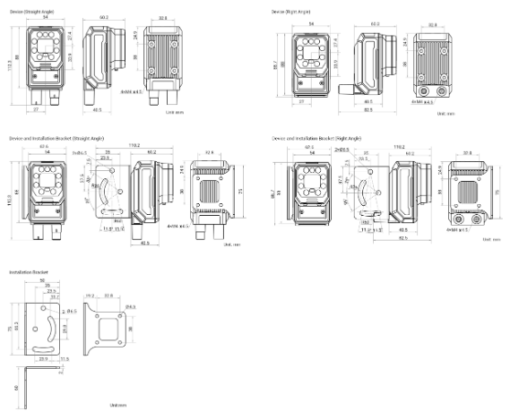 HIKROBOT MV-SC5100XM-12M-WBN SC5000X series Smart Camera,10MP,Mono, M12-12mm focal length