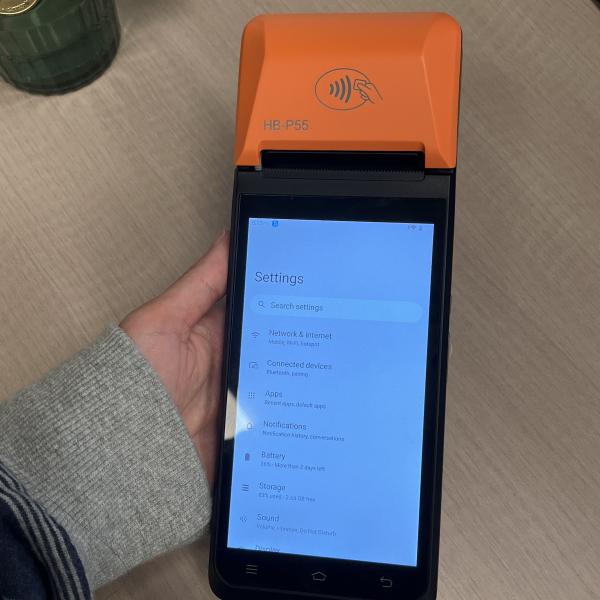 POS System With Google Play Store And Internal Printer