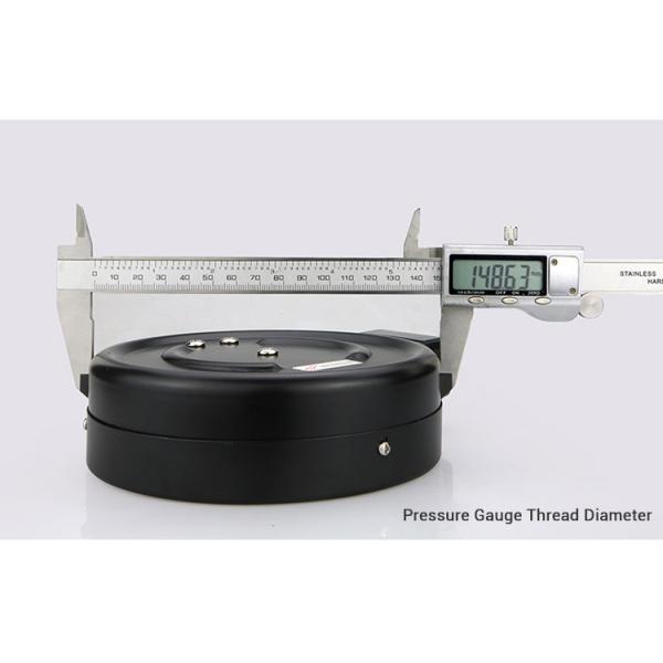 150mm 60bar 1.6% Bottom Connection Pressure Gauge with Remote Resistance Manometer