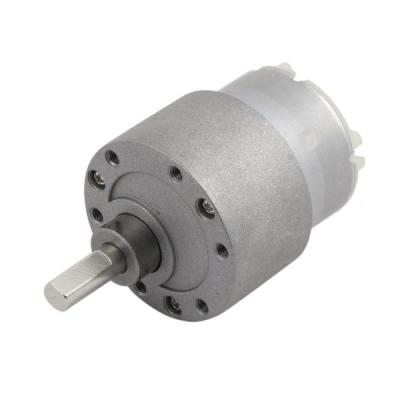 37mm 500 Rpm 12V 500 DC Motor With Gearbox Reversible Adjustable Speed Low Noise