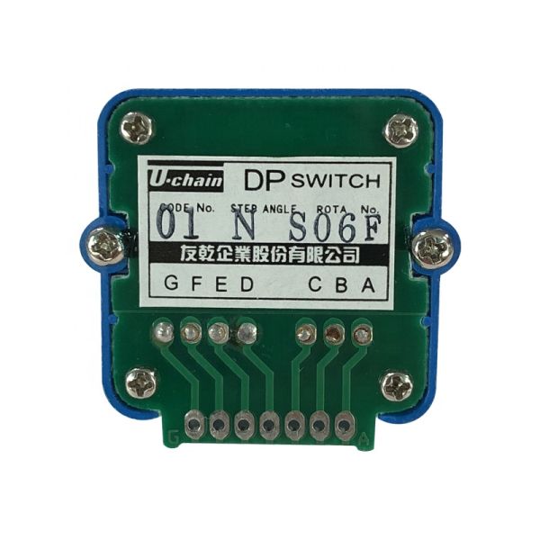 U-Chain Rotary Switch Selector 01J 01N  02J 02N 4QN 21N Taiwan Band Switch Digital Code DP Series