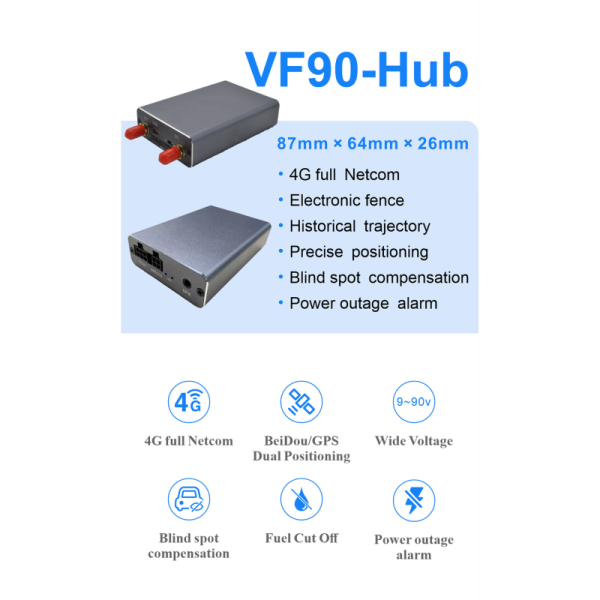 VF90-Hub 4G Advanced Fleet Telematics Terminal
