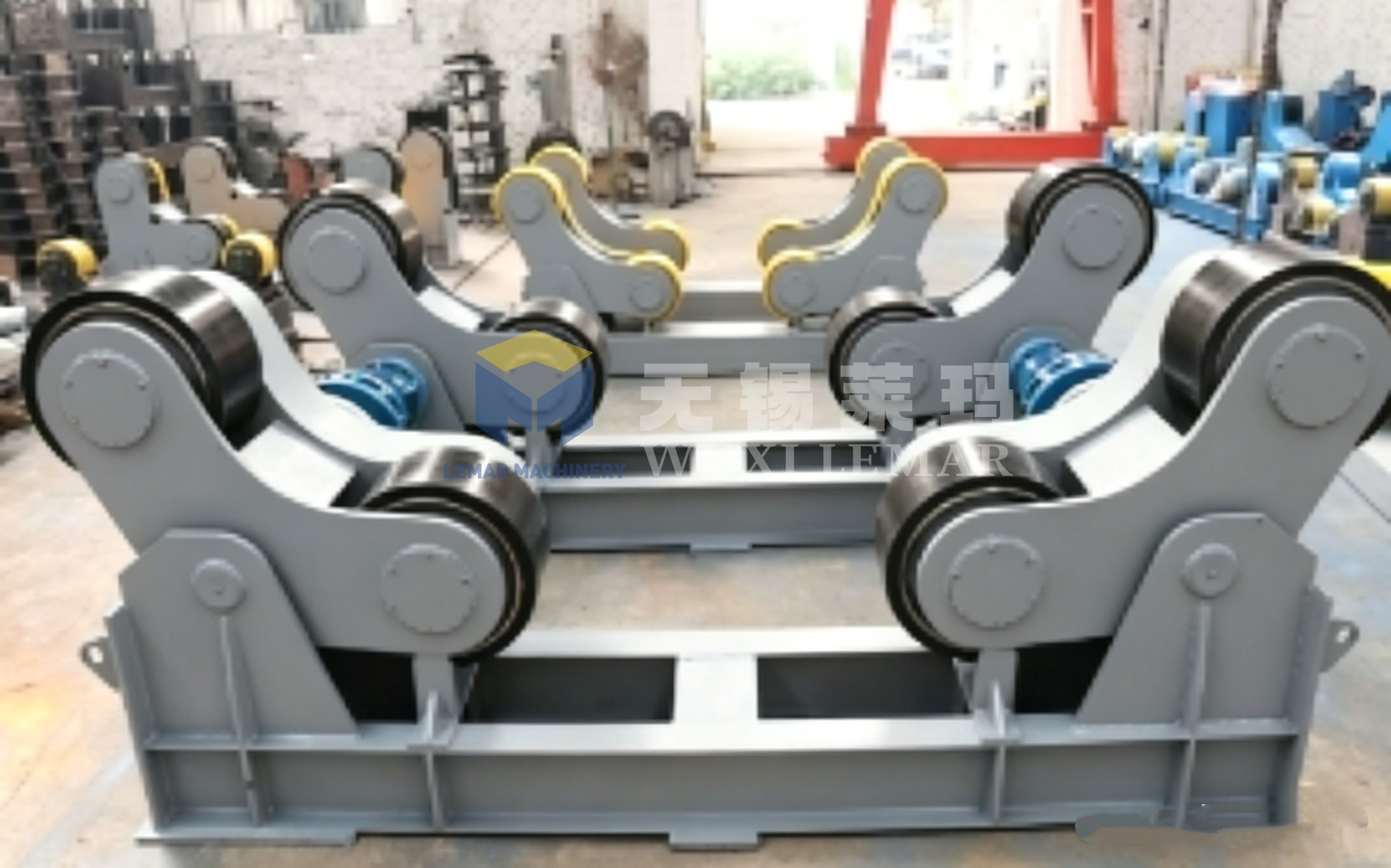 20 Ton Welding Rotator, Self-Aligning Welding Roller Bed for Tank, Pipe & Vessel Welding