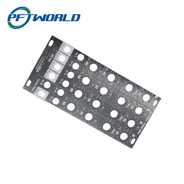 Précision 6061/6063 pièces faites sur commande de fraisage de machine-outil en métal de pièces de commande numérique par ordinateur de plat en aluminium