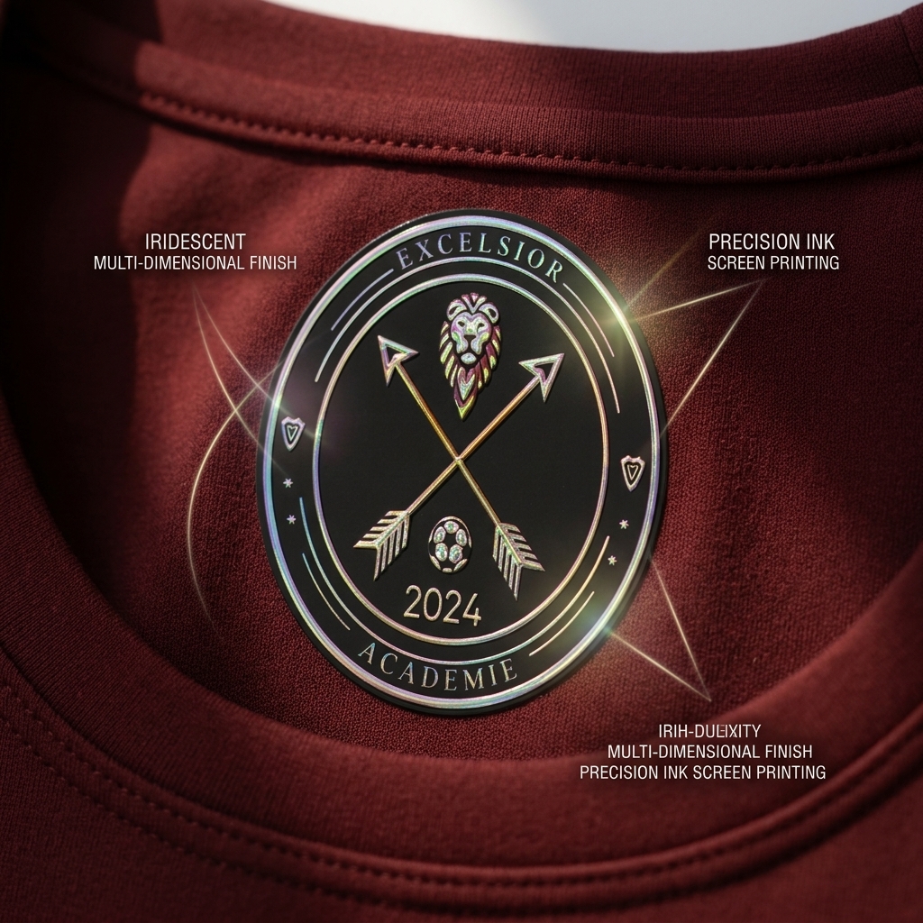 TPU Hem Embroidered Heat Transfer Clothing Labels Custom In Bulk