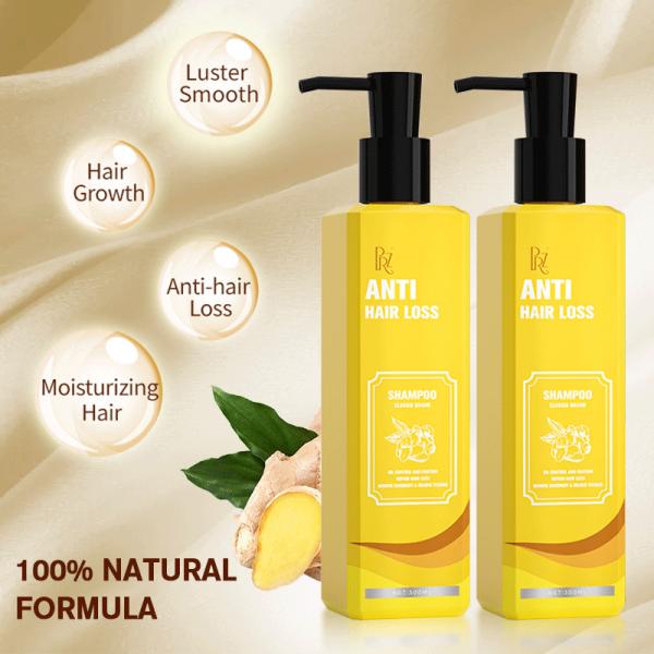 Stop Hair Loss Old Ginger Hair Growth Shampoo Anti Microbica Action