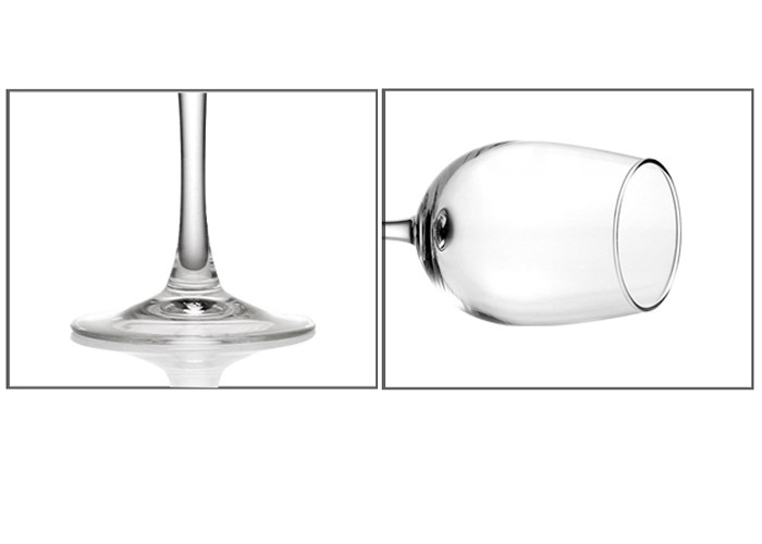 длинные бокалы стержня 750ml, обслуживание OEM бокалов стержня Кристл