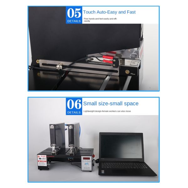 Fast Three-Head Induction Automatic Gas Electric Stapler Pneumatic Document Stapler for Blister Three-Nail Elevator