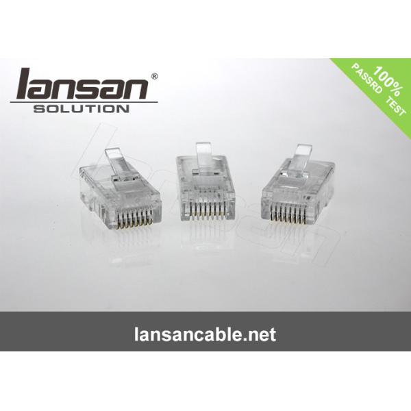 Соединители ботинок 8P8C кабелей PVC ETL Anatel RJ45 CAT6A