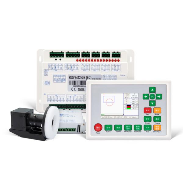 RUIDA RDV6442S CO2 Laser Small Vision Controller , Double Heads Engraving Control System