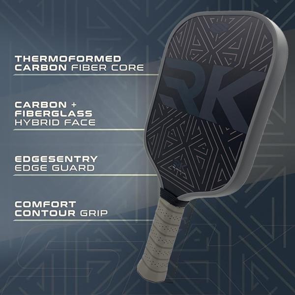 Adults' Pickleball Paddles 2024 Selkirk Lightweight Rackets with Carbon Fiber Handle