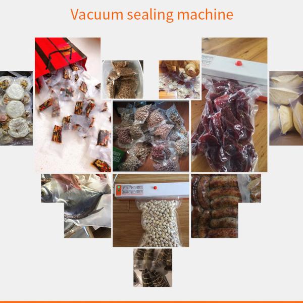 100W Food Vacuum Sealer Packaging Machine , Household Vacuum Packer AC110V AC220V