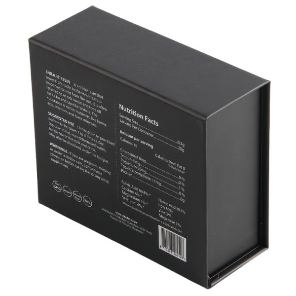 Black Card Custom Logo Packaging Box High End Magnetic Flip High Density