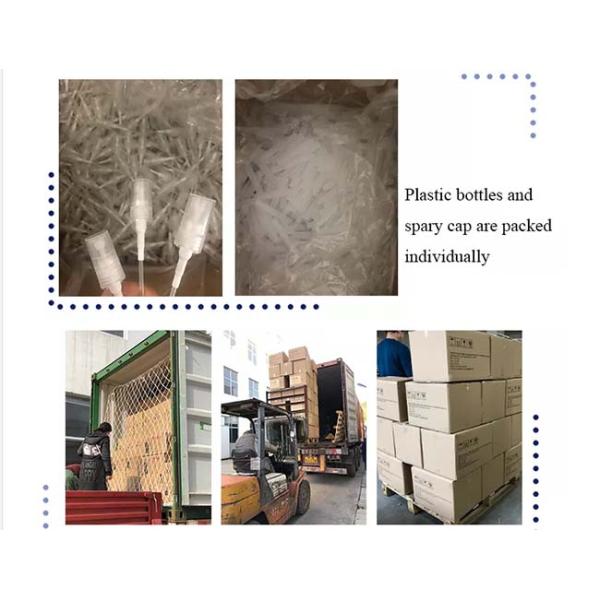 Private Logo Blue Plastic Cosmetic Bottle 60ml 2oz Liquid Fine Mist Sprayer