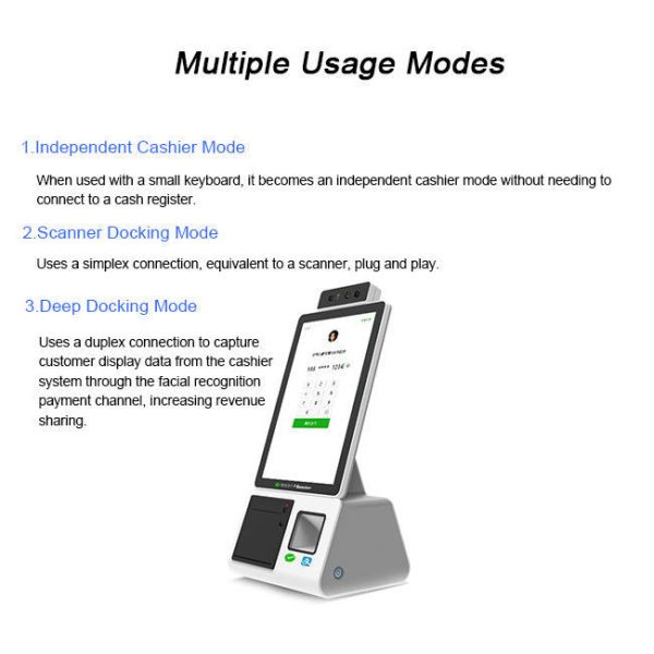 15.6-inch Secure Efficient And Versatile Facial Recognition Payment Self-service Ordering Machine