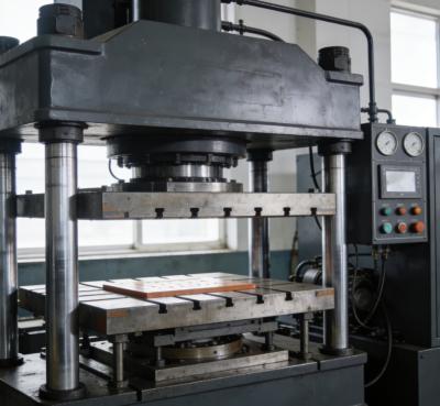 Rubber Vulcanizing Machine Designed For Multi Layer Rubber Vulcanization With Heating Systems And Compact Industrial Design