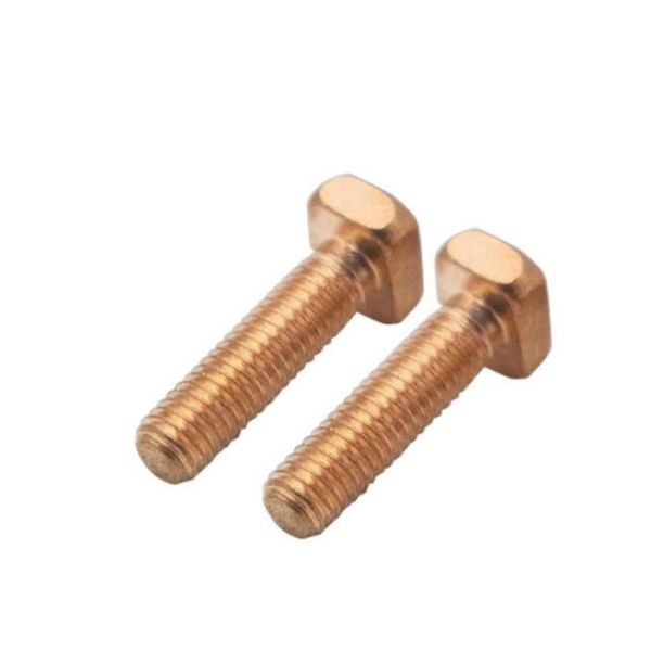 Brass H59 H62 Copper Bronze Metal Bolt Full Threaded Metal Bolt T Slot T Head Bolts