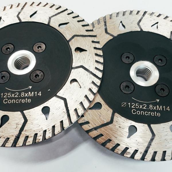 5inch Hot Press Sintered Ridgid Turbo Diamond Blade For Concrete Grinding