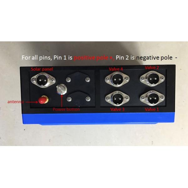 регулятор клапана 4-Station для DC 9-36V запирая на задвижку полив дистанционного управления клапанов 2km беспроводной