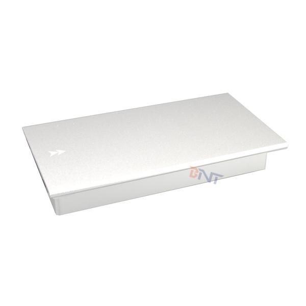 Aluminum alloy office table flush mount European power slide cover desktop socket