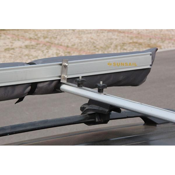 4 Square Meters Car Side Awning Anti Mosquito Tent Net in Grey