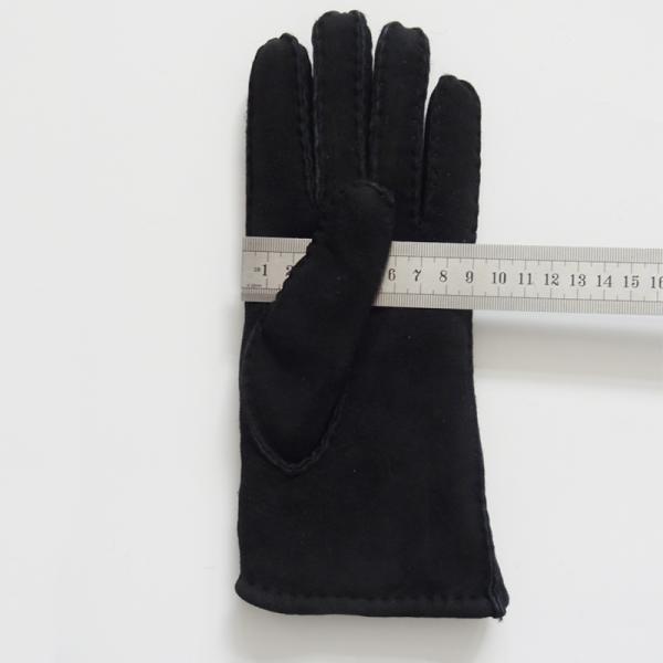 Double Face Leather Winter Gloves Hand Sewn 100% sheepskin gloves