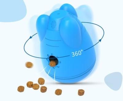 Interactive Tumbler Dog Treat Ball, Dog Leaky Food Dispensing Toy Puzzle Ball,The interactive cat feeder