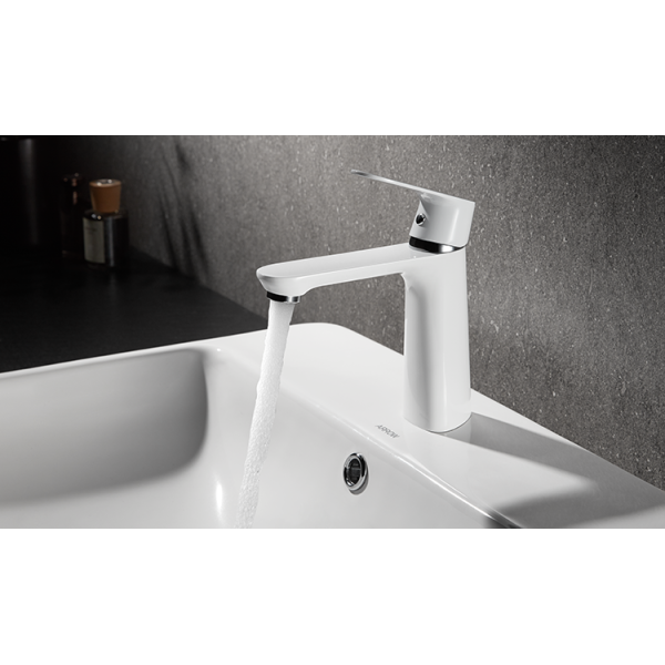 ARROW Brand Gold Plated Ceramic Cartridge Single Handle Basin Mixer Faucet for Bathroom