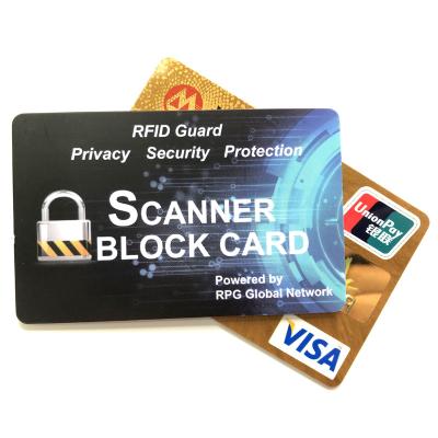 RFID bloquant la carte de crédit pour sûr