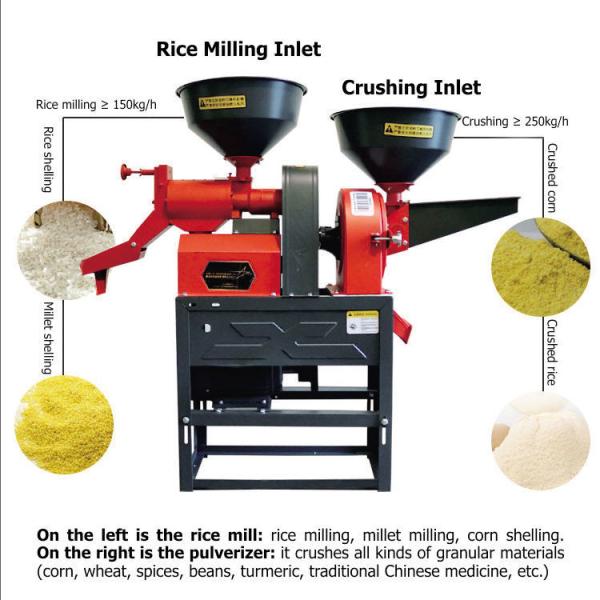 Miller 625kg Per Hour Automatic Multi-function Rice Mill