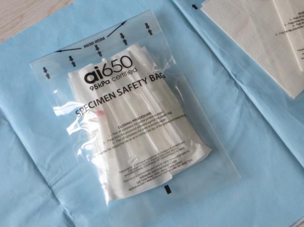 167cm*283cm TPE Barrier 3 Layers 95KPA Specimen Bags