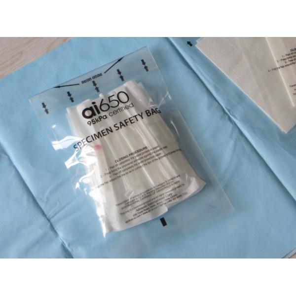 167cm*283cm TPE Barrier 3 Layers 95KPA Specimen Bags