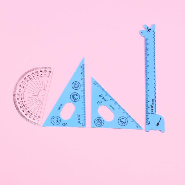 Мягкий мультфильм неразрывный прямой кромки линейка изгибаемый линейка 30 см / 12 дюймов