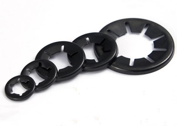 Manganese Steel 3mm Starlock Push On Fasteners For Retaining Imperial Round Shafts